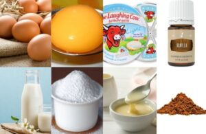 Nguyên liệu làm bánh flan phô mai caramel