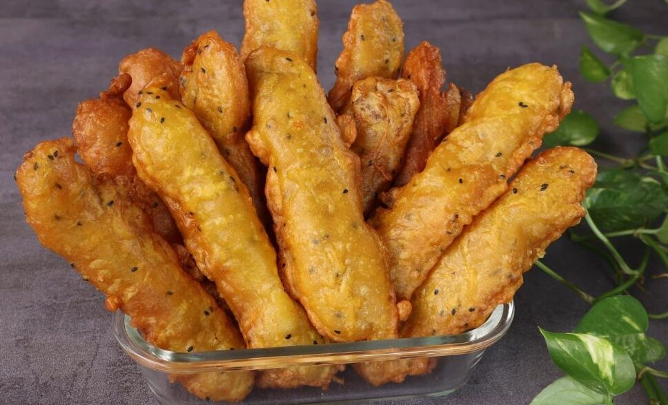 Bánh chuối chiên mật ong