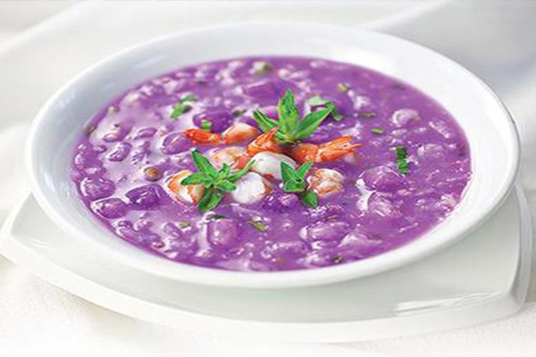 canh khoai mỡ nấu tôm