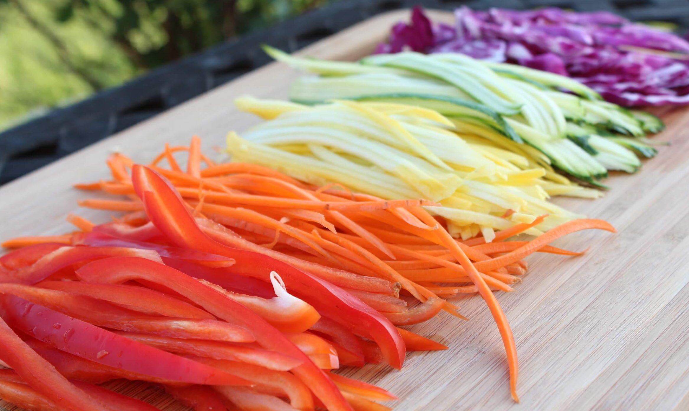 Cách thái sợi mỏng (julienne) cho rau củ