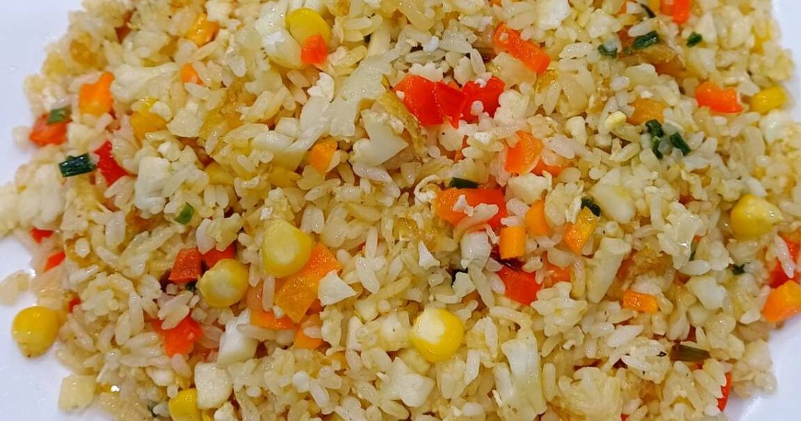 Món Cơm Súp Lơ Chiên Tỏi