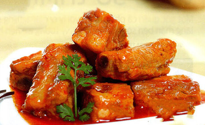 Sườn xào chua ngọt chuẩn vị Hàn